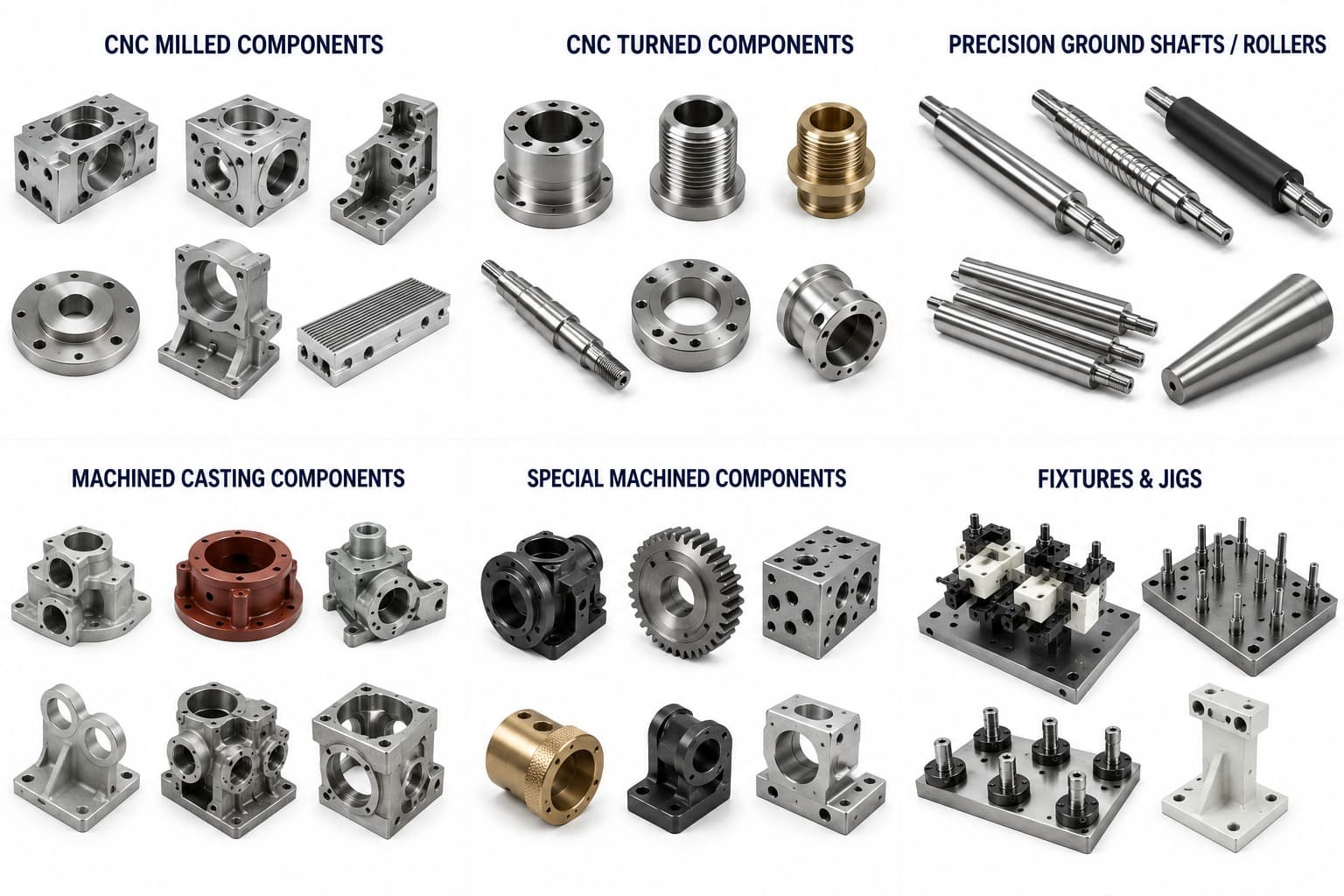 CNC milled precision components