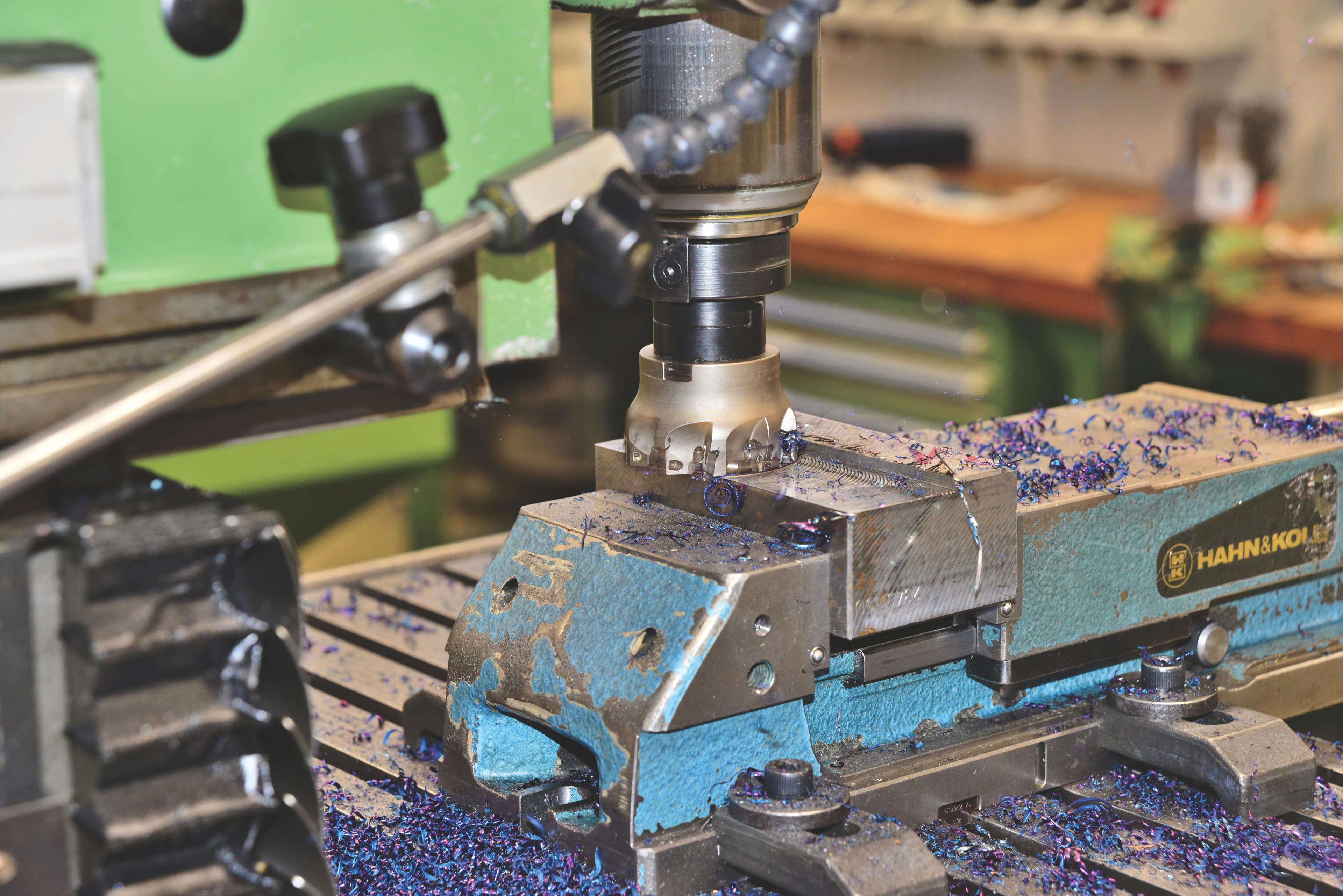 CNC milling operation
